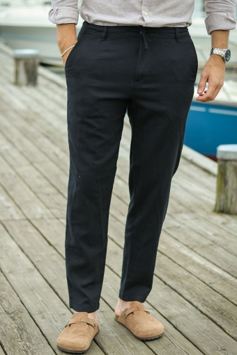 Brody Linen Pants Black