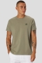 Clean Cut Copenhagen Basic Organic Tee Dusty Green Melangé